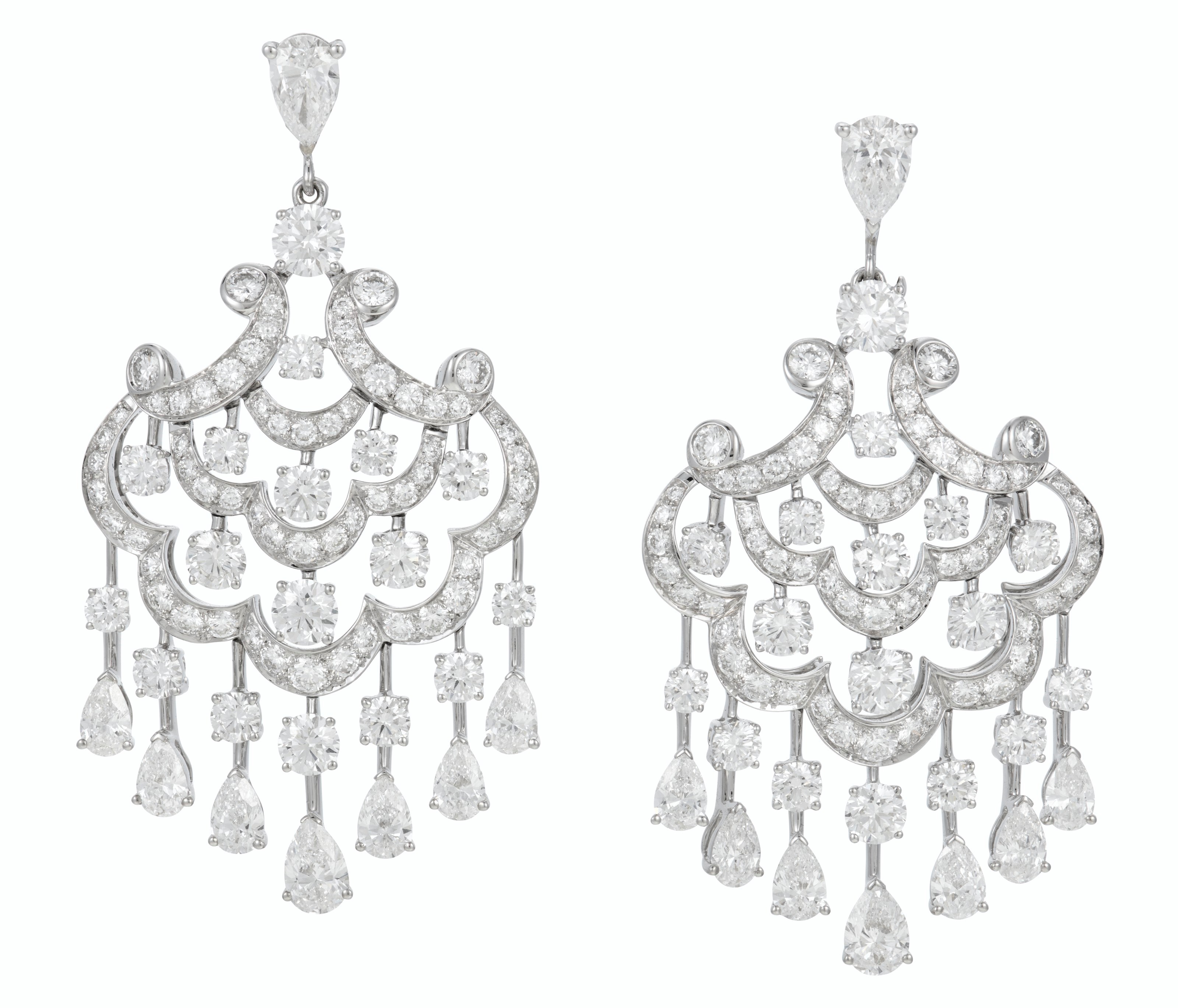 GRAFF DIAMOND CHANDELIER EARRINGS