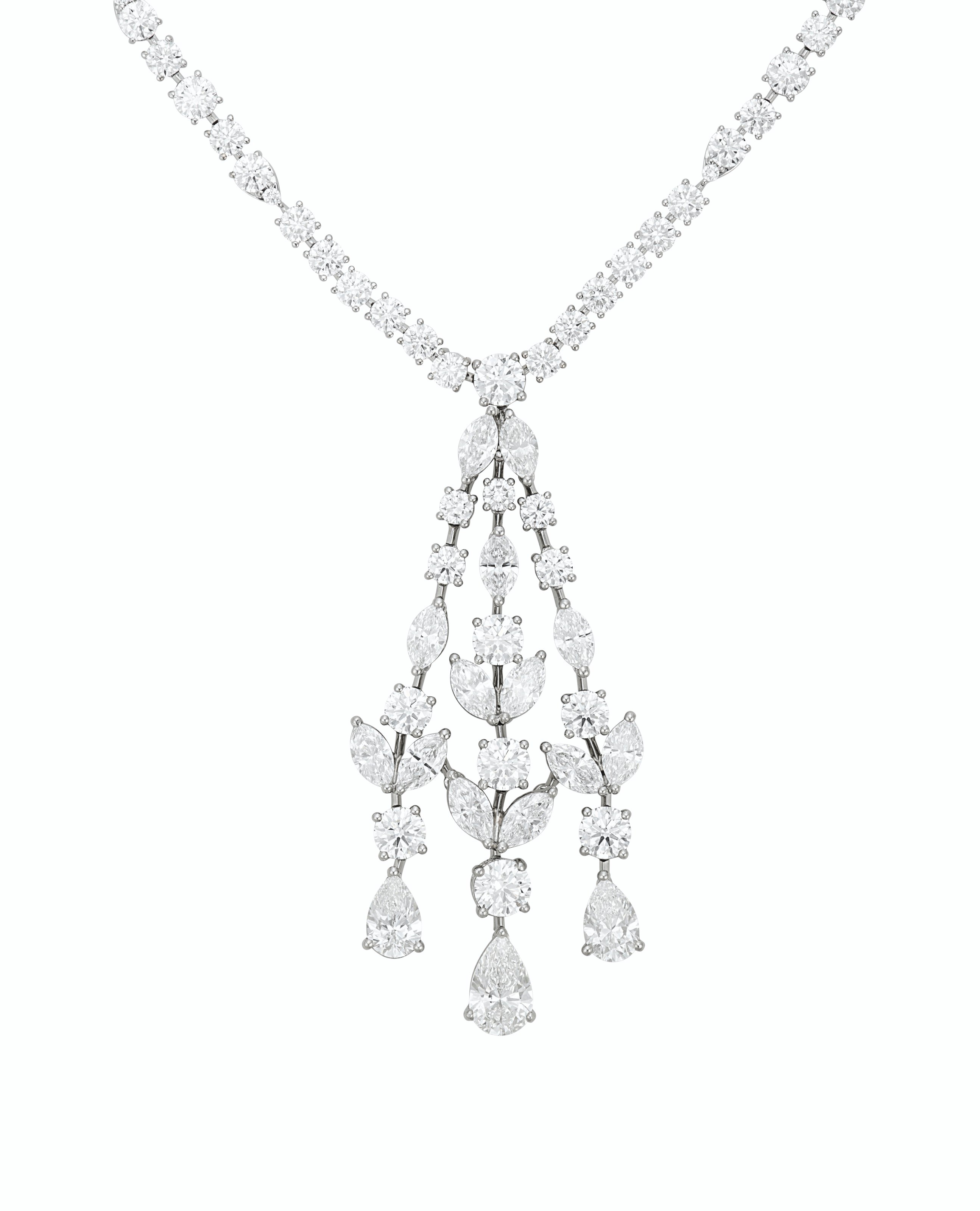 GRAFF DIAMOND CHANDELIER NECKLACE