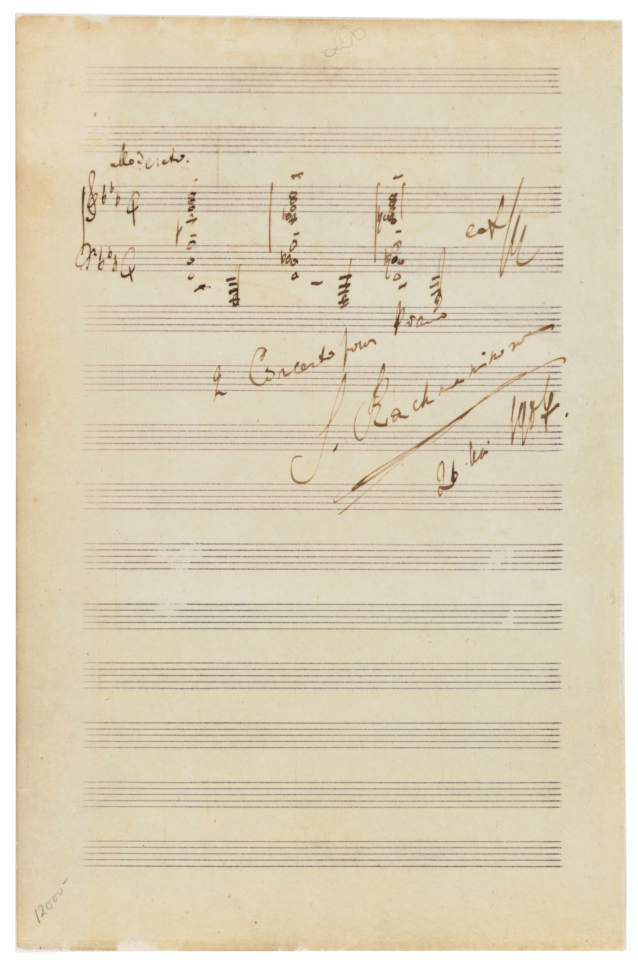 RACHMANINOFF, Sergei (1873-1943)