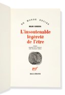 KUNDERA, Milan (né en 1929)
