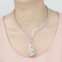 THE SPECTACULAR SNOWDROP DIAMOND PENDENT NECKLACE, BY RONALD ABRAM