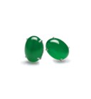 JADEITE AND DIAMOND EARRINGS