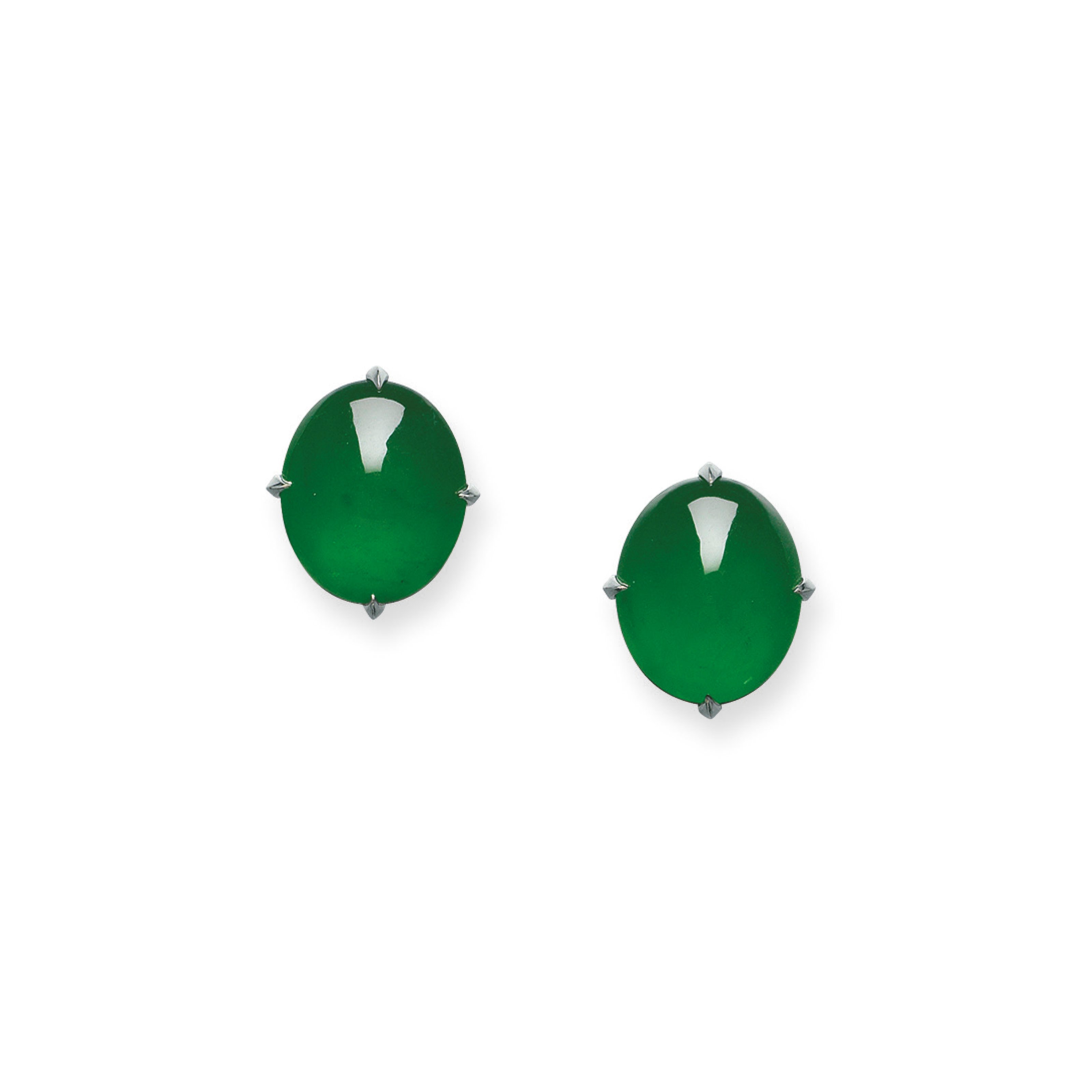 IMPORTANT JADEITE EARRINGS