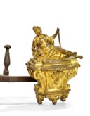 PAIRE DE CHENETS D'ÉPOQUE RÉGENCE