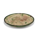 A LATE BYZANTINE GLAZED 'SGRAFFITO' POTTERY DISH