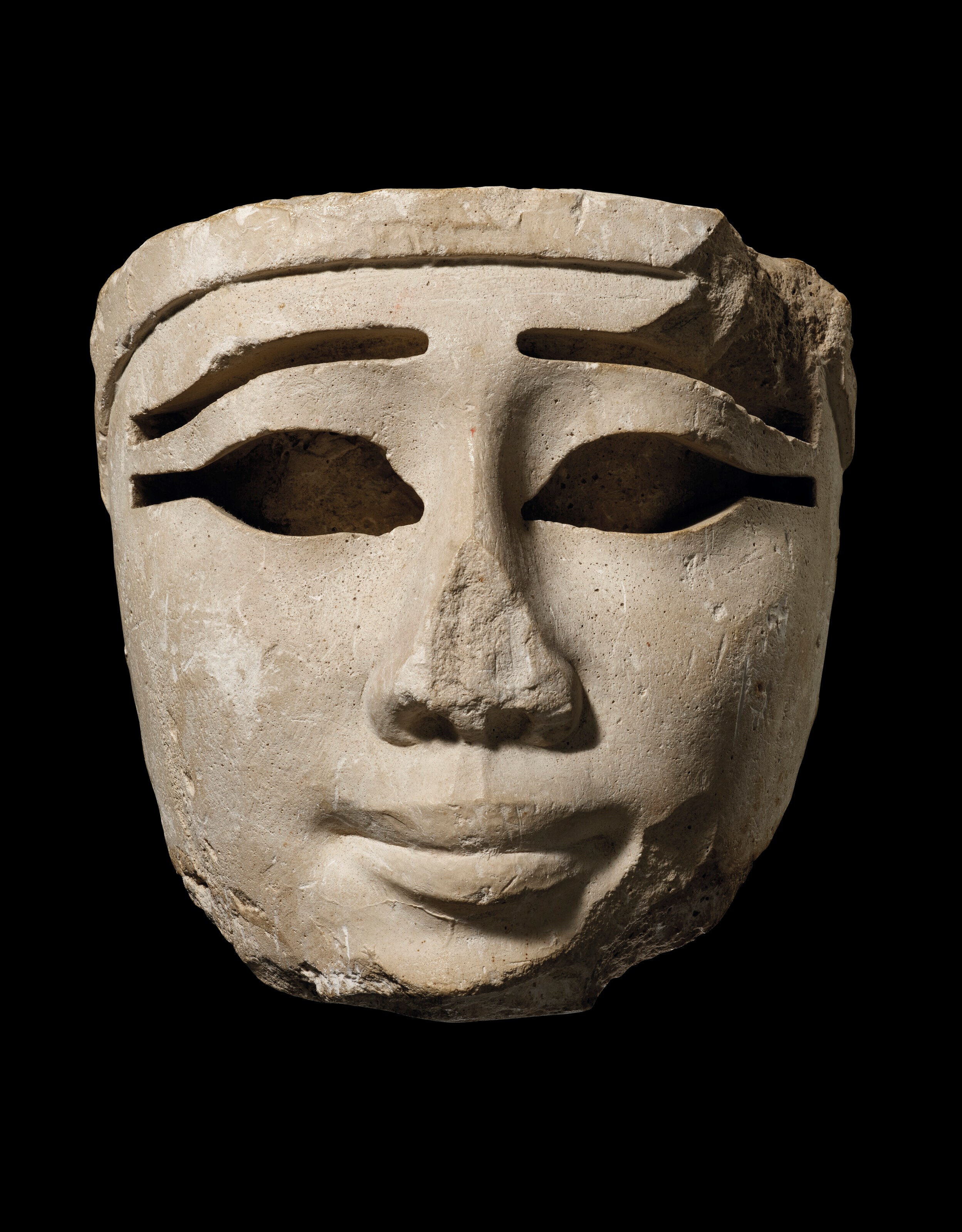 AN EGYPTIAN PLASTER SCULPTOR'S MODEL