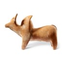 AN AMLASH POTTERY BULL RHYTON