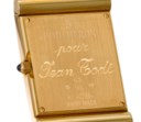 BOUCHERON. AN ELEGANT 18K GOLD RECTANGULAR WRISTWATCH WITH BOX