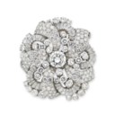 UNIQUE DIAMOND BANGLE/BROOCH; BROOCH BY BULGARI