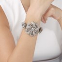 UNIQUE DIAMOND BANGLE/BROOCH; BROOCH BY BULGARI