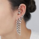 ARTISTIC DIAMOND EAR HOOP