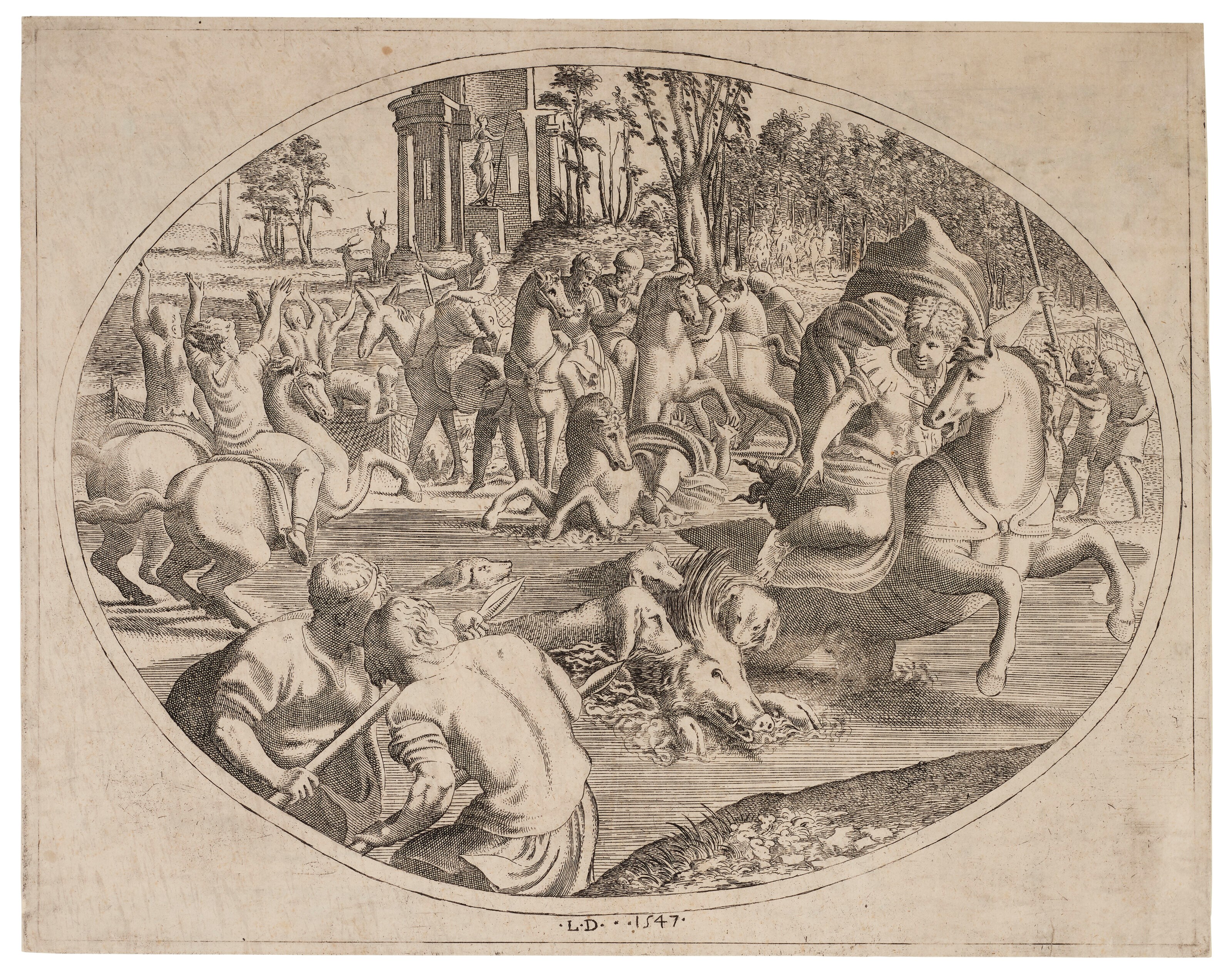LÉON DAVENT (ACTIVE 1540-1556) AFTER FRANCESCO PRIMATICCIO (1504-1570)
