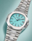 PATEK PHILIPPE. A VERY RARE AND EXTRAORDINARILY DESIRABLE STAINLESS STEEL LIMITED EDITION AUTOMATIC WRISTWATCH WITH SWEEP CENTRE SECONDS, DATE AND BRACELET, MADE TO CELEBRATE THE 170TH ANNIVERSARY OF THE PARTNERSHIP BETWEEN TIFFANY &amp; CO. AND PATEK PHILIPPE