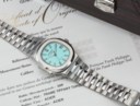 PATEK PHILIPPE. A VERY RARE AND EXTRAORDINARILY DESIRABLE STAINLESS STEEL LIMITED EDITION AUTOMATIC WRISTWATCH WITH SWEEP CENTRE SECONDS, DATE AND BRACELET, MADE TO CELEBRATE THE 170TH ANNIVERSARY OF THE PARTNERSHIP BETWEEN TIFFANY &amp; CO. AND PATEK PHILIPPE