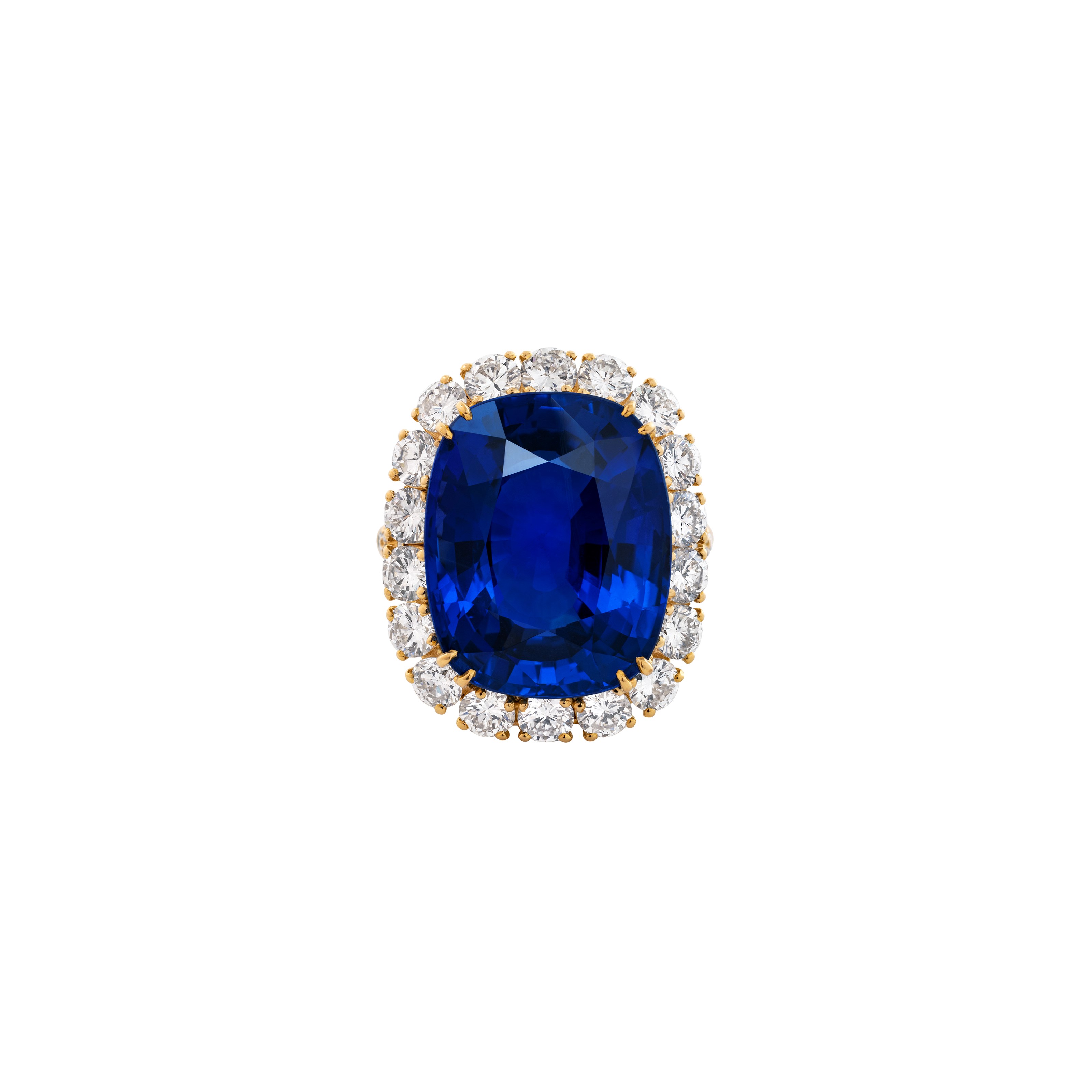 VAN CLEEF &amp; ARPELS SAPPHIRE AND DIAMOND RING
