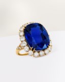 VAN CLEEF &amp; ARPELS SAPPHIRE AND DIAMOND RING