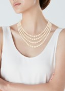 NATURAL PEARL AND DIAMOND NECKLACE
