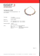 BULGARI SAPPHIRE AND DIAMOND NECKLACE