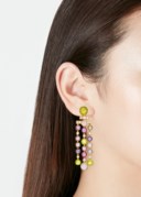 BULGARI MULTI-GEM AND DIAMOND EARRINGS
