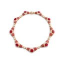 BULGARI SET OF RUBY AND DIAMOND JEWELLERY