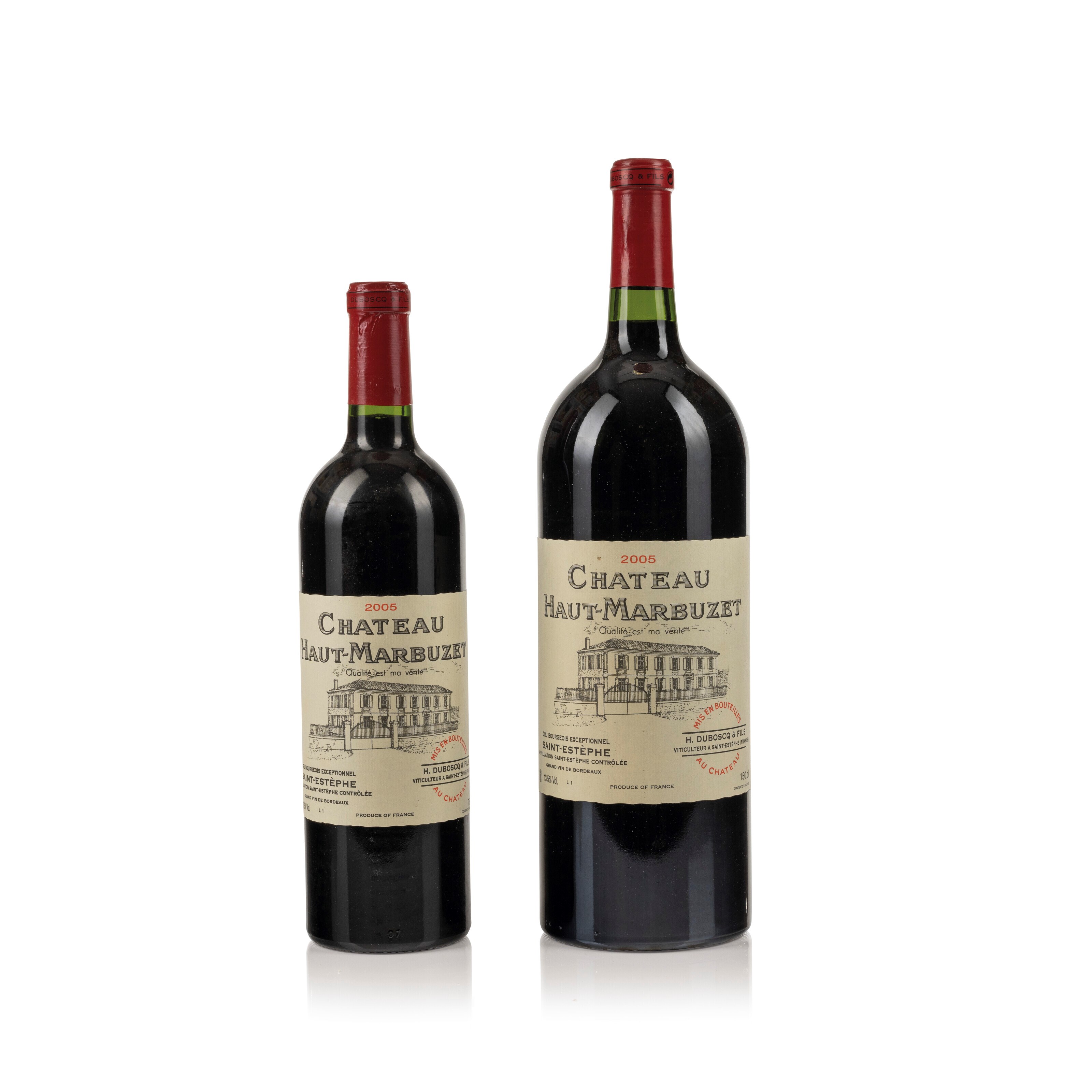 Mixed Haut-Marbuzet 2005 Bottles and Magnums
