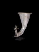 AN EAST GREEK PARCEL GILT SILVER RHYTON