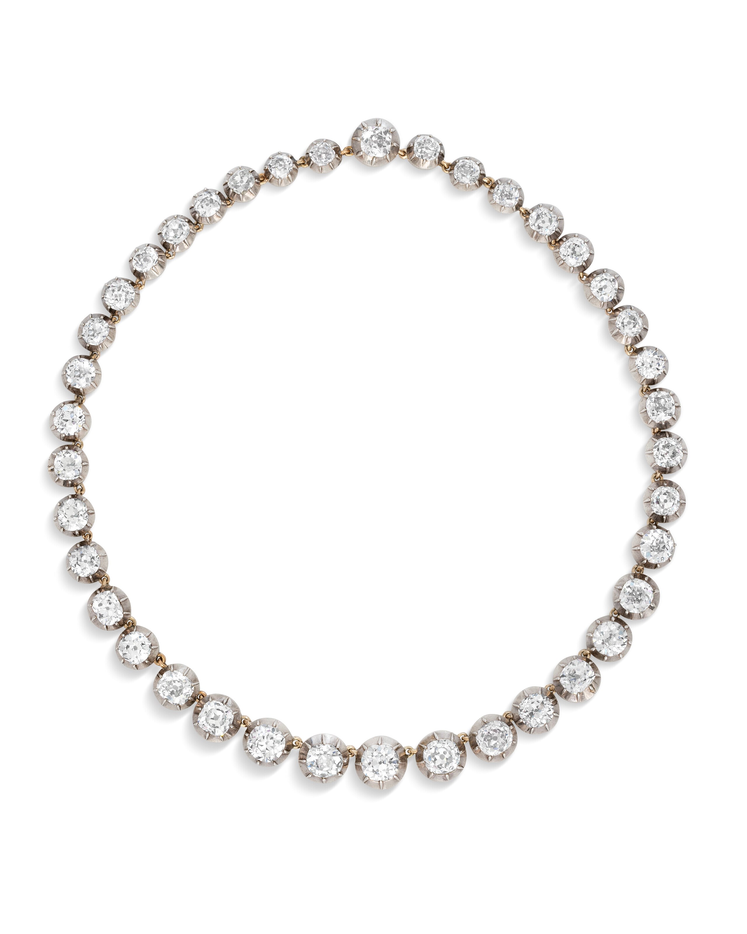 ANTIQUE DIAMOND RIVIÈRE NECKLACE