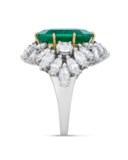 VAN CLEEF &amp; ARPELS EMERALD AND DIAMOND RING