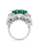 VAN CLEEF &amp; ARPELS EMERALD AND DIAMOND RING