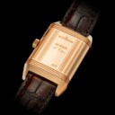 JAEGER-LECOULTRE. A UNIQUE 18K PINK GOLD REVERSIBLE WRISTWATCH WITH ENAMEL DIAL DEPICTING AN EROTIC SCENE