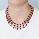 NO RESERVE - RUBY AND DIAMOND NECKLACE