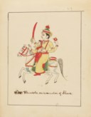 A COMPANY SCHOOL ALBUM OF PAINTINGS OF INDIAN DEITIES