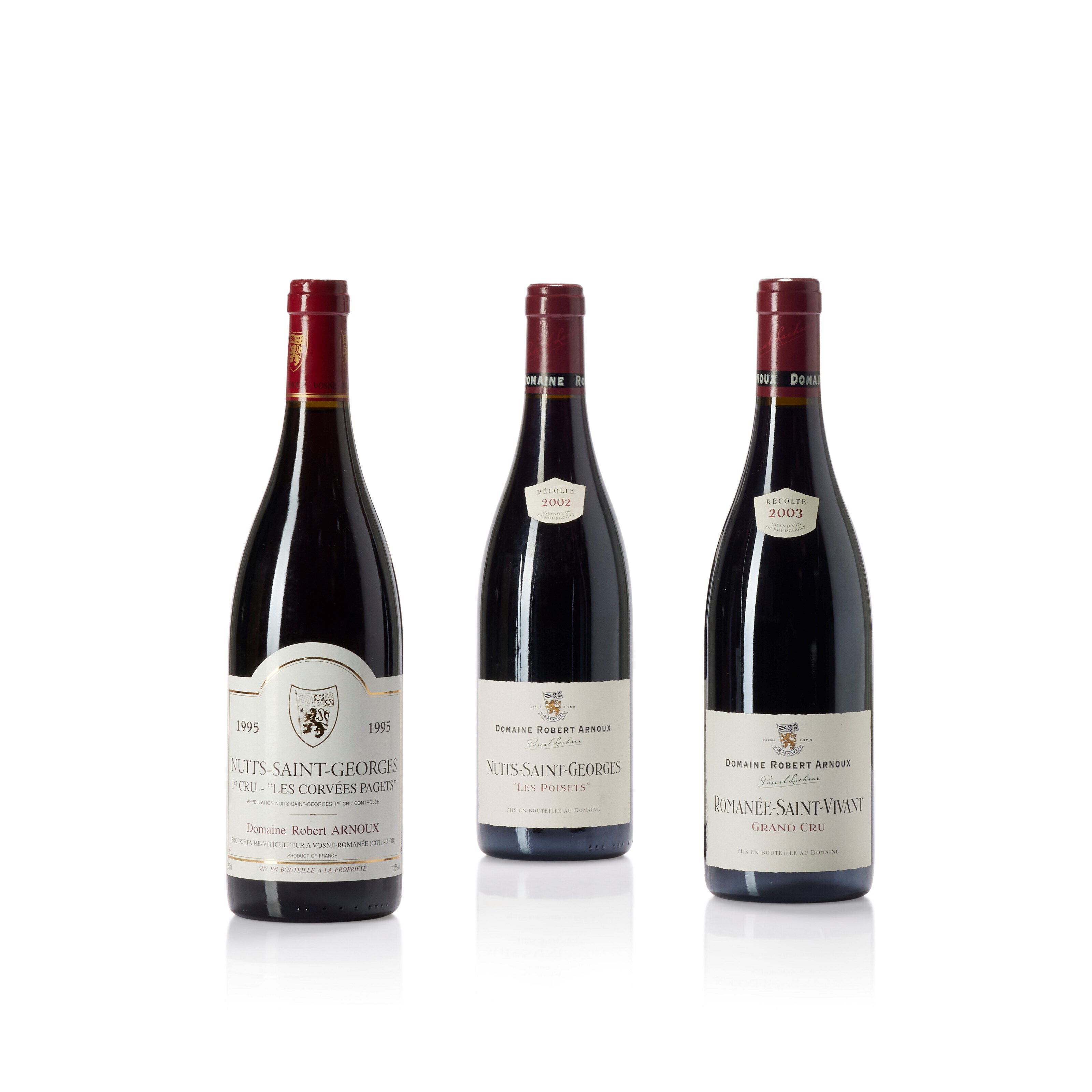 Domaine Robert Arnoux, Nuits St. Georges Clos des Corvées Paget 1995
