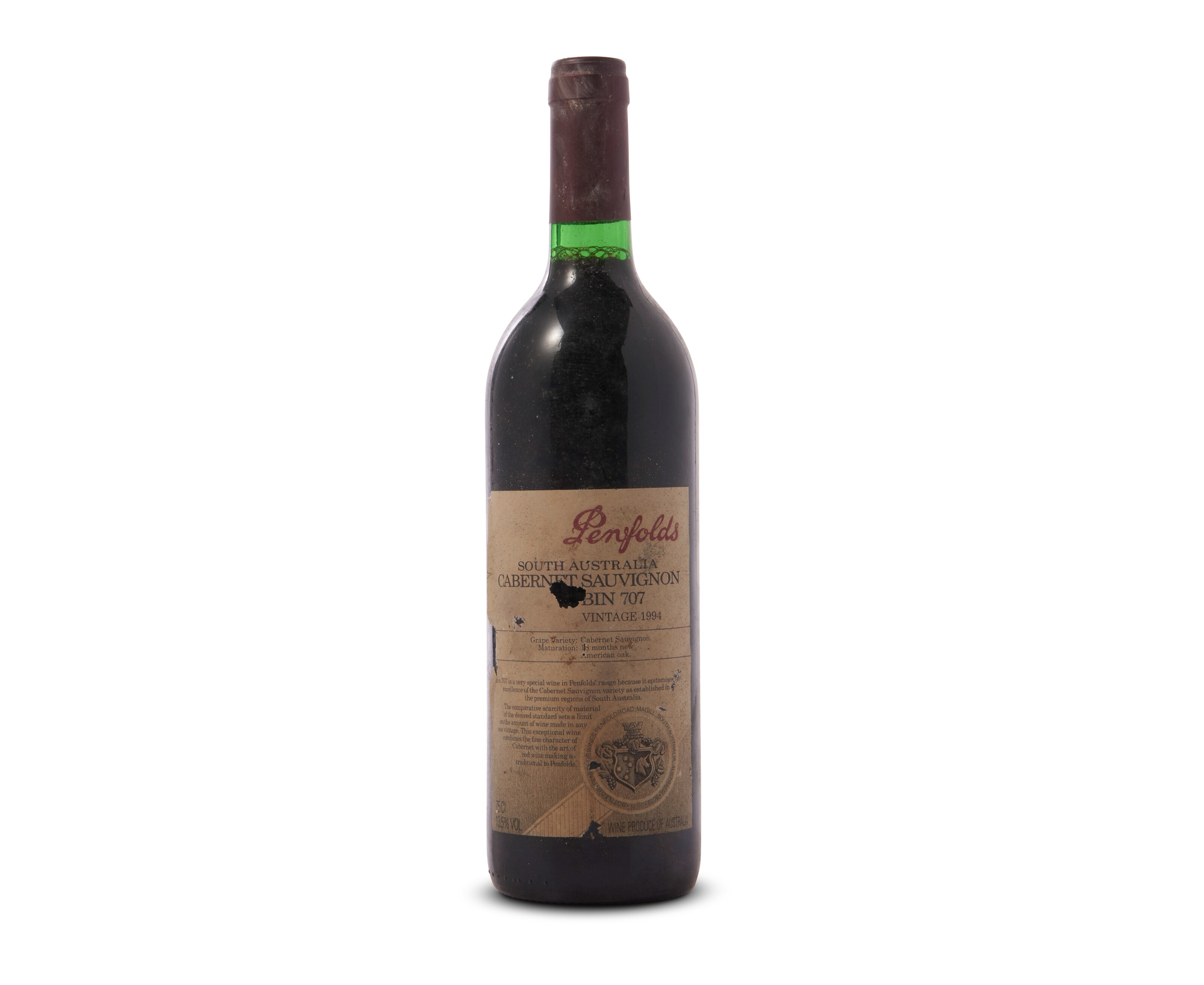 Penfolds, Bin 707 Cabernet Sauvignon, South Australia 1994