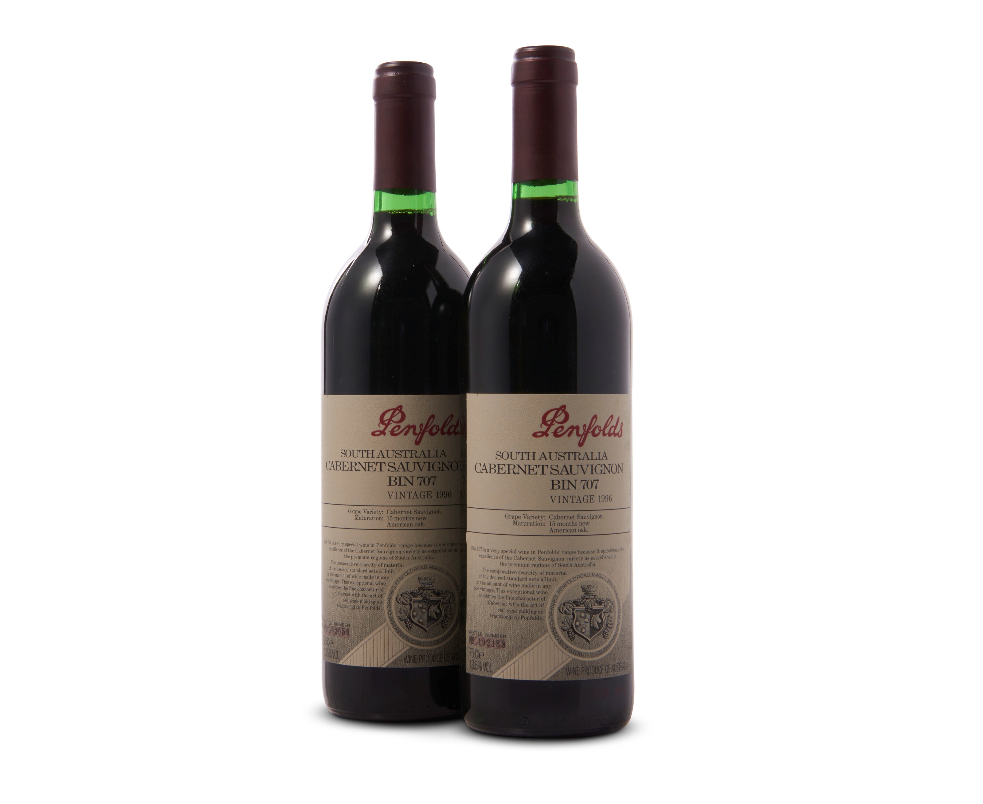 Penfolds, Bin 707 Cabernet Sauvignon, South Australia 1996