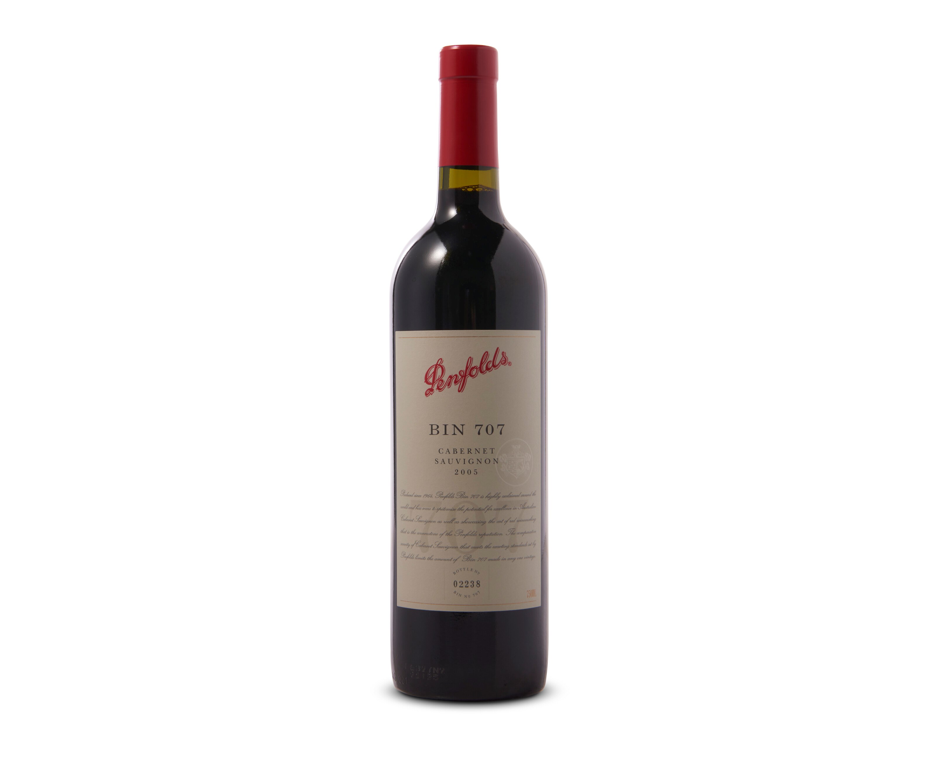 Penfolds, Bin 707 Cabernet Sauvignon, South Australia 2005