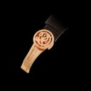 ROGER DUBUIS. A UNIQUE 18K PINK GOLD AND BAGUETTE-CUT DIAMOND-SET AUTOMATIC PERPETUAL CALENDAR WRISTWATCH WITH MOON PHASES AND LEAP YEAR INDICATION