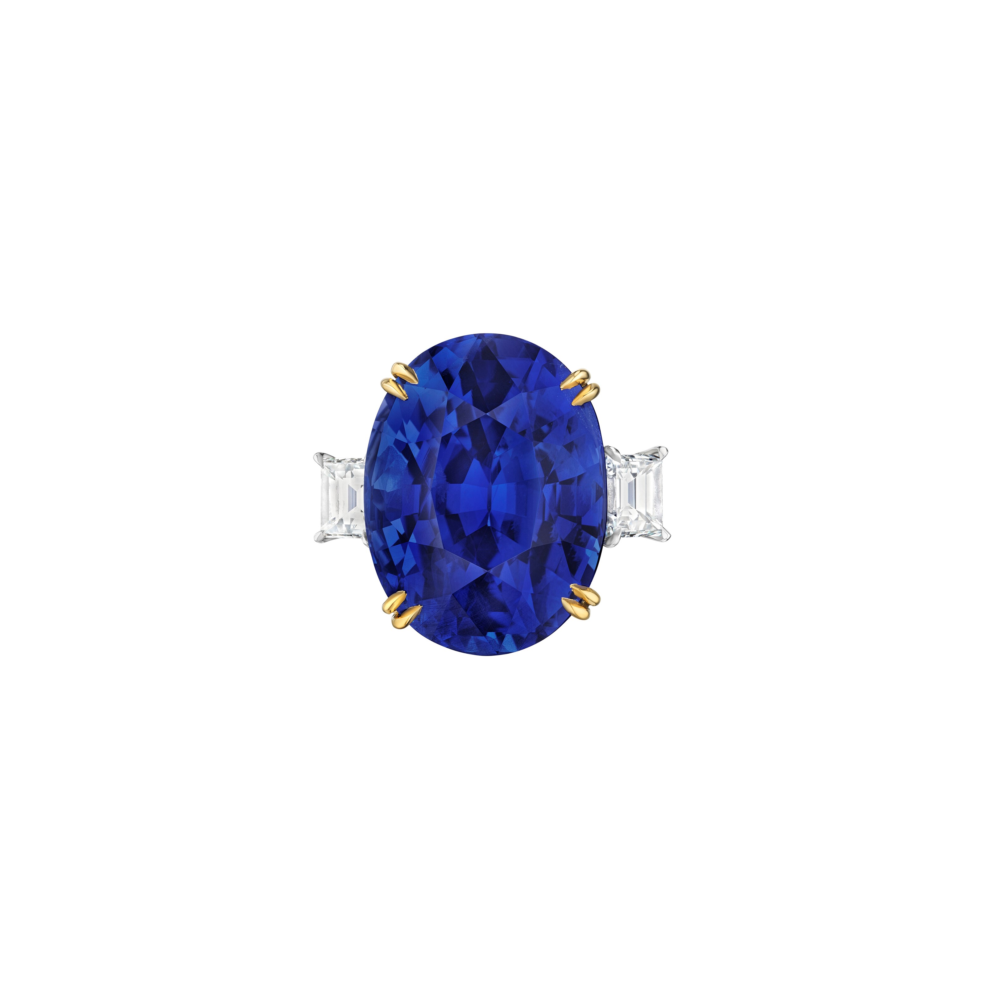 SAPPHIRE AND DIAMOND RING