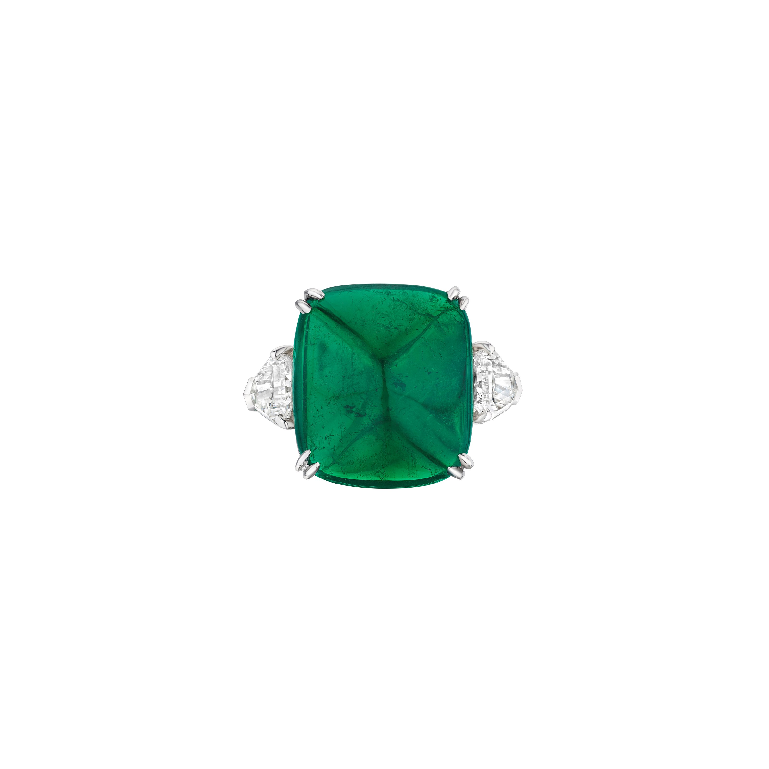 EMERALD AND DIAMOND RING