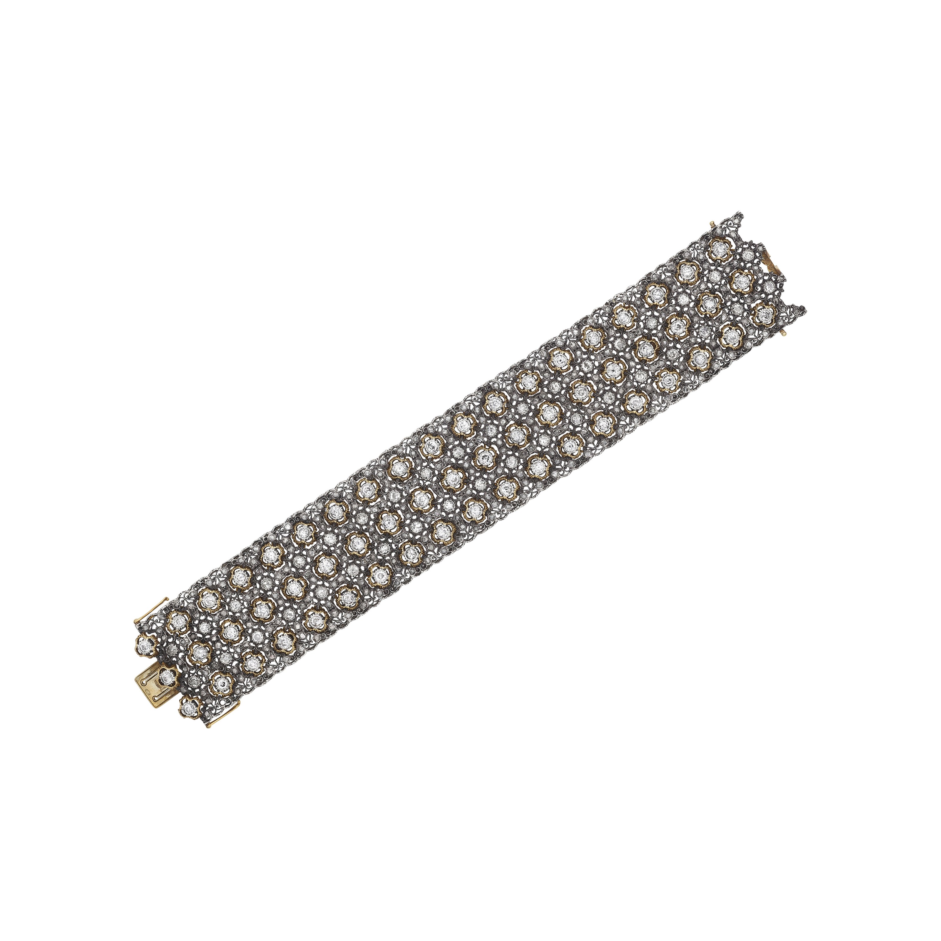 BUCCELLATI ART DECO DIAMOND BRACELET