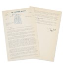 CORRESPONDENCE FROM LOUIS LEAKEY, DIAN FOSSEY, AND JANE GOODALL