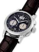 A. LANGE &amp; SÖHNE. A PLATINUM FLYBACK CHRONOGRAPH WRISTWATCH WITH OVERSIZED DATE