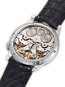 F.P.JOURNE，非常罕有及傑出，鉑金兩地時間腕錶，配共振式雙獨立擒縱系統及動力儲存，CHRONOMÈTRE À RÉSONANCE，錶殼編號276-02R，附後補證書