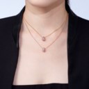 TWO COLOURED DIAMOND NECKLACE, BY HARRY WINSTON