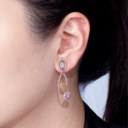COLOURED DIAMOND EARRINGS