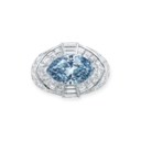 A SUPERB COLOURED DIAMOND AND DIAMOND RING, BY CARTIER