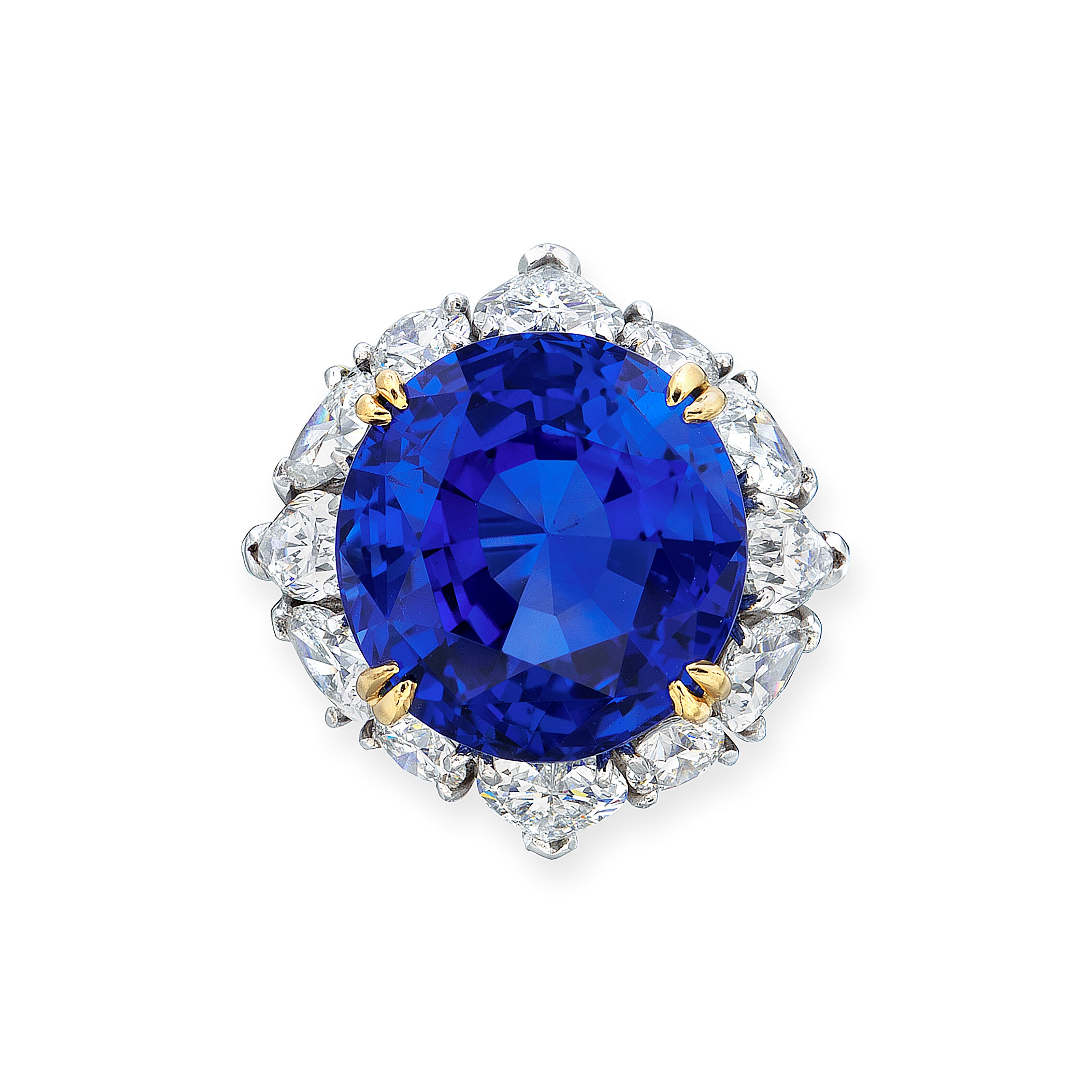 SAPPHIRE AND DIAMOND RING