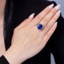 SAPPHIRE AND DIAMOND RING