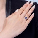 SAPPHIRE AND DIAMOND RING