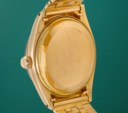 ROLEX. A RARE, ELEGANT AND HIGHLY ATTRACTIVE 18K PINK GOLD AUTOMATIC WRISTWATCH WITH SWEEP CENTRE SECONDS, BLACK LACQUERED DIAL AND BRACELET
